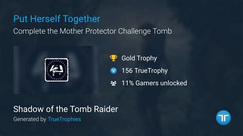 shadow of the tomb raider trophäen|PSNProfiles • PSN Trophy Tracking, Stats, Guides & Leaderboards